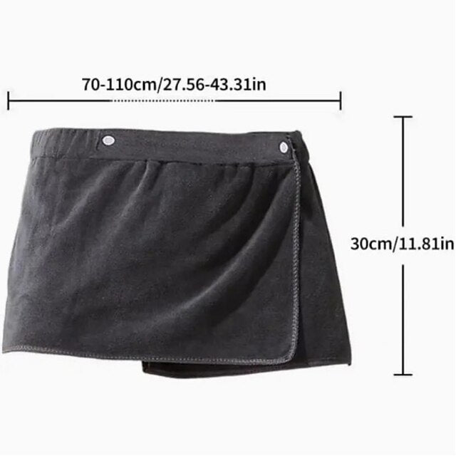 Men Soft Wearable Bath Towel Short Pants Soft Mircofiber Swimming Beach Quick Dry Towel Blanket