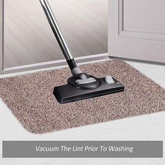 Brown Magic Doormat Super Absorbs Mud Rubber Back Door Mat Non-Slip Indoor Outdoor Low Profile Machine Washable Pet Shoe Scraper Carpet Rug For Entryway