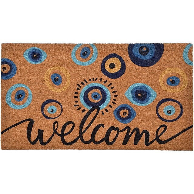 Evil Eyes Psychedelic Doormat Kitchen Mat Floor Mat Non-Slip Area Rug Oil Proof Rug Indoor Outdoor Mat Bedroom Decor Bathroom Mat Entrance Rug