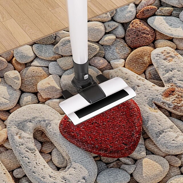 Valentine's Day Cobblestone Home Doormat Kitchen Mat Floor Mat Non-Slip Area Rug Oil Proof Rug Indoor Outdoor Mat Bedroom Decor Bathroom Mat Entrance Rug