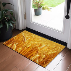 Ears of Wheat Doormat Non-Slip Oil Proof Rug Indoor Outdoor Mat Bedroom Decor Bathroom Mat Entrance Rug Door Mat