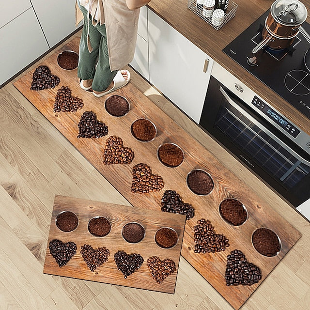 Seasoning Kitchen Mat Non-Slip Oil Proof Rug Indoor Outdoor Mat Bedroom Decor Bathroom Mat Entrance Rug Door Mat