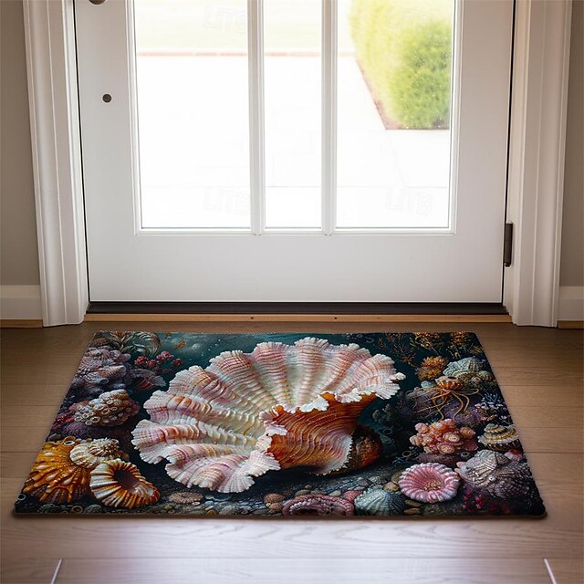 Octopus Doormat Kitchen Mat Floor Mat Non-Slip Area Rug Oil Proof Rug Indoor Outdoor Mat Bedroom Decor Bathroom Mat Entrance Rug