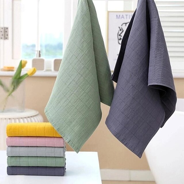 Ultra Soft Cotton Gauze Towel Skin-Friendly Breathable Absorbent Household Face Towel