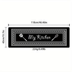 Kitchen Mat Geometric Non-Slip Oil Proof Rug Indoor Outdoor Mat Bedroom Decor Bathroom Mat Entrance Rug Door Mat