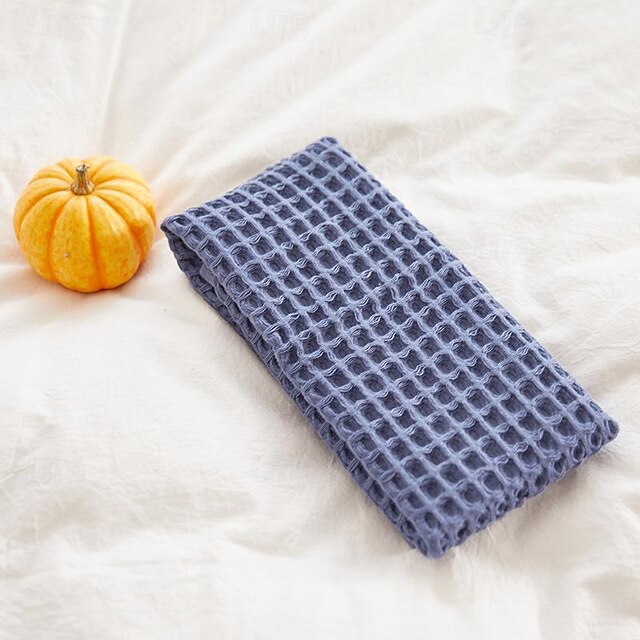 Ultra Soft Face Bath Towel Waffle Beach Towel Cover Blanket Honeycomb Mesh Large Towel Long Staple Cotton