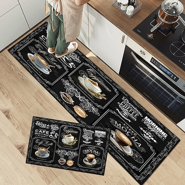 Seasoning Kitchen Mat Non-Slip Oil Proof Rug Indoor Outdoor Mat Bedroom Decor Bathroom Mat Entrance Rug Door Mat