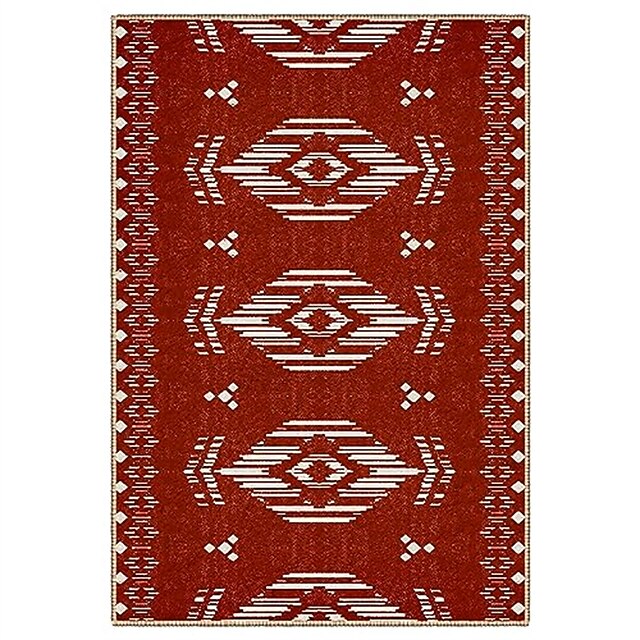 Geometric Abstract Runner Rug Kitchen Mat Non-Slip Oil Proof Rug Indoor Outdoor Mat Bedside Bedroom Decor Bathroom Mat Entrance Rug Door Mat