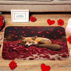 Valentine's Day Doormat Kitchen Mat Floor Mat Non-Slip Area Rug Oil Proof Rug Indoor Outdoor Mat Bedroom Decor Bathroom Mat Entrance Rug