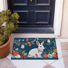 Easter Bunny Doormat Floor Mats Washable Rugs Kitchen Mat Non-Slip Oil Proof Rug Indoor Outdoor Mat Bedroom Decor Bathroom Mat Entrance Rug Folk Art