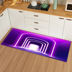 3D Vortex Pattern Area Rug Kitchen Mat Non-Slip Oil Proof Floor Mat Livingroom Rug Indoor Outdoor Mat Bedroom Decor Bathroom Mat Entrance Rug Door Mat