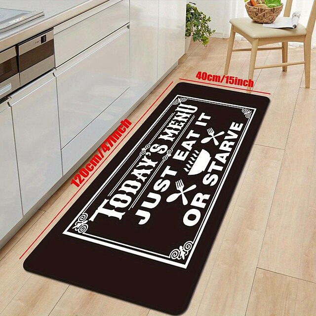 Modern Kitchen Rug Entrance Door Mat Decoration Living Room Rug Home Bedroom Bedside Corridor Floor Bathroom Non-Slip Floor Mat