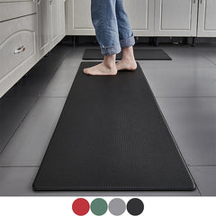 Kitchen Rugs and Mats Standing Rug Cushioned Anti-Fatigue Floor Carpet, Pu Leather Comfort Standing Foam Mat Home, Office, Sink, Laundry,Stand-up Desks