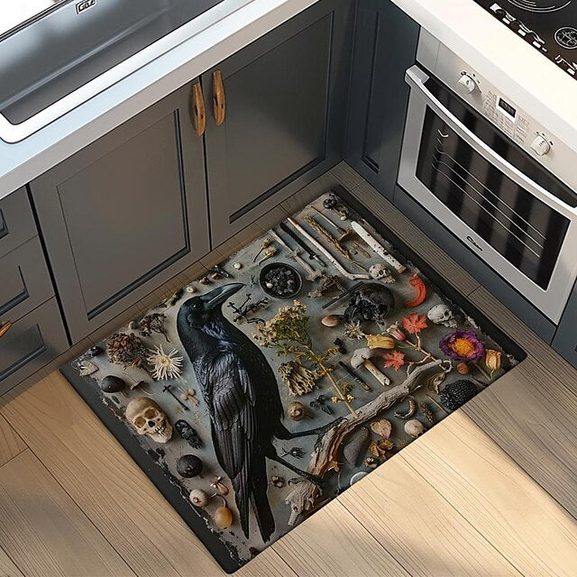 Fish Meat Doormat Kitchen Mat Floor Mat Non-Slip Area Rug Oil Proof Rug Indoor Outdoor Mat Bedroom Decor Bathroom Mat Entrance Rug