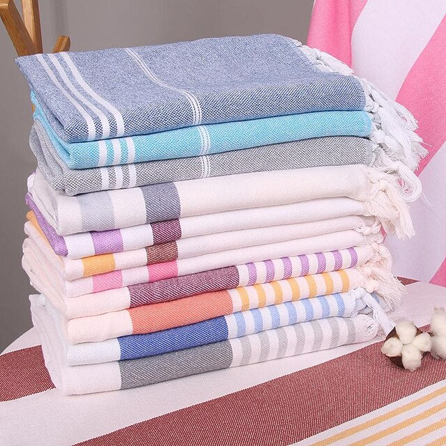 Lightweight 100% Turkish Towel Cotton Super Soft Peshtemal Luxury Oversized Quick Dry Shower Towels Bathroom Kitchen Dish Hand Towel