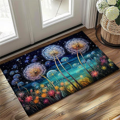 Dandelion Doormat Kitchen Mat Floor Mat Non-Slip Area Rug Oil Proof Rug Indoor Outdoor Mat Bedroom Decor Bathroom Mat Entrance Rug