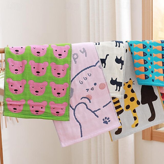 New Three-Layer Gauze Children'S Towel Breathable, Easy-To-Wash And Easy-To-Dry Children'S Towel Soft Cotton Face Towel