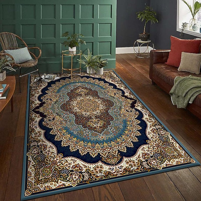 Boho Area Rug Kitchen Mat Non-Slip Oil Proof Floor Mat Livingroom Rug Indoor Outdoor Mat Bedroom Decor Bathroom Mat Entrance Rug Door Mat