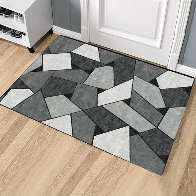 Geometric Living Room Floor Mat Carpet Abstract Area Rug Bedroom Bedside Covered Rectangular Coffee Table Carpet