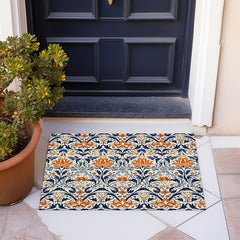 Totem Floral Doormat Floor Mats Washable Rugs Kitchen Mat Non-Slip Oil Proof Rug Indoor Outdoor Mat Bedroom Decor Bathroom Mat Entrance Rug