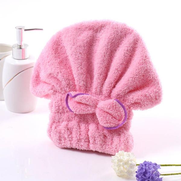 Turban Quick Hair Hats Wrapp Towels Bathing