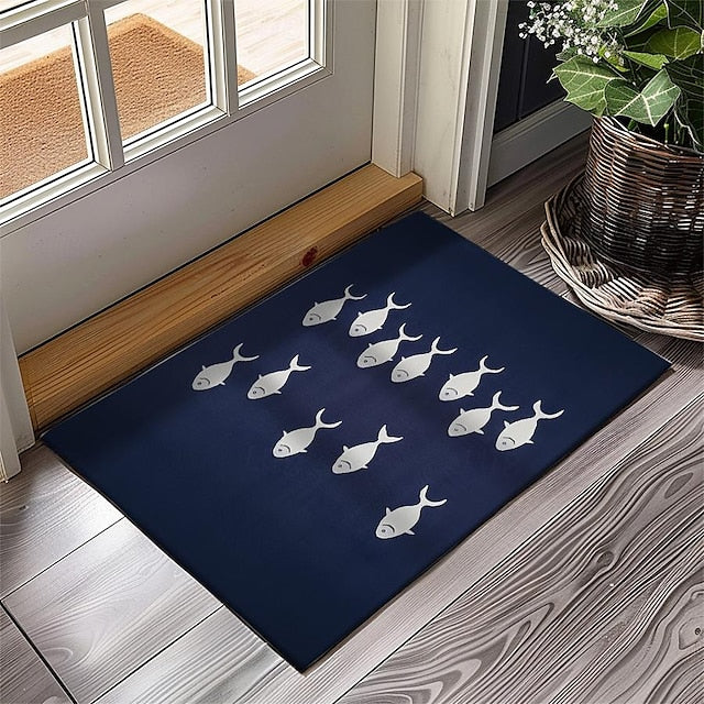 Sea Turtle Doormat Kitchen Mat Floor Mat Non-Slip Area Rug Oil Proof Rug Indoor Outdoor Mat Bedroom Decor Bathroom Mat Entrance Rug