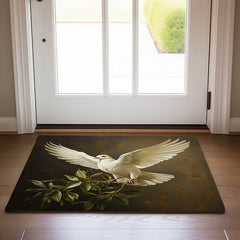 Peace Dove Doormat Floor Mats Washable Rugs Kitchen Mat Boho Non-Slip Oil Proof Rug Indoor Outdoor Mat Bedroom Decor Bathroom Mat Entrance Rug