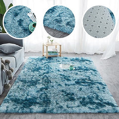 Tie-dye Printing Area Rug Carpet Velvet Carpet PV Living Room Study Bedside Bedroom Carpet