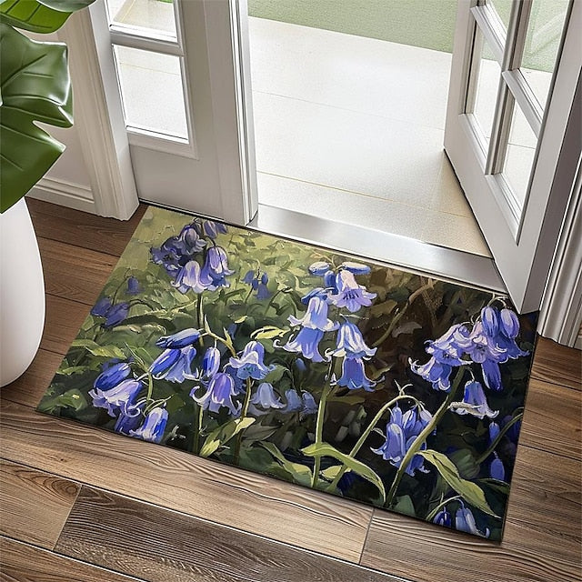 Countryside Tuilps Doormat Floor Mats Washable Rugs Kitchen Mat Non-Slip Oil Proof Rug Indoor Outdoor Mat Bedroom Decor Bathroom Mat Entrance Rug