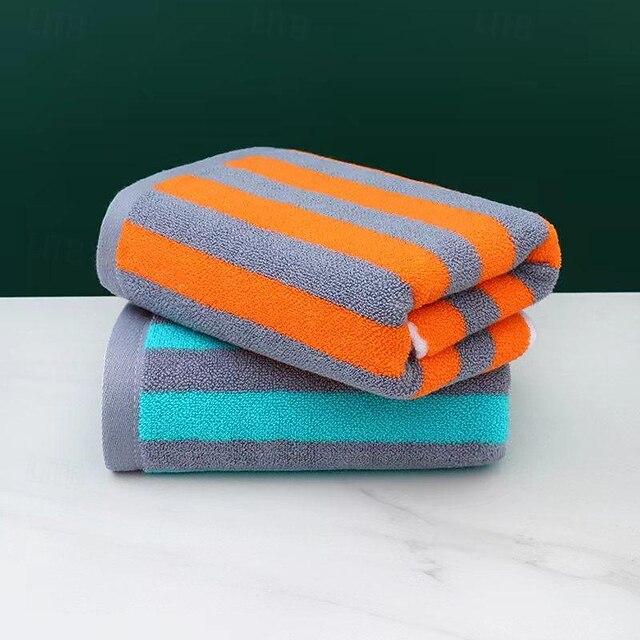 Thickened Men's Couple Cotton Towels, Highly Absorbent Towels For Bathrooms, Gyms, Hotels And Spas, Solid Color Bath Towel