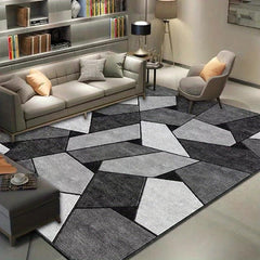 Geometric Living Room Floor Mat Carpet Abstract Area Rug Bedroom Bedside Covered Rectangular Coffee Table Carpet