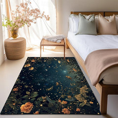 Botanical Night Area Rug Kitchen Mat Non-Slip Oil Proof Floor Mat Livingroom Rug Indoor Outdoor Mat Bedroom Decor Bathroom Mat Entrance Rug Door Mat Bird Tree of Life