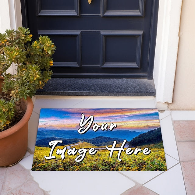 Custom Rug Doormat Floor Mats Washable Rugs Kitchen Mat Non-Slip Oil Proof Rug Indoor Outdoor Mat Bathroom Mat Entrance Rug Add Your Design Personalized Halloween Gift Custom Made