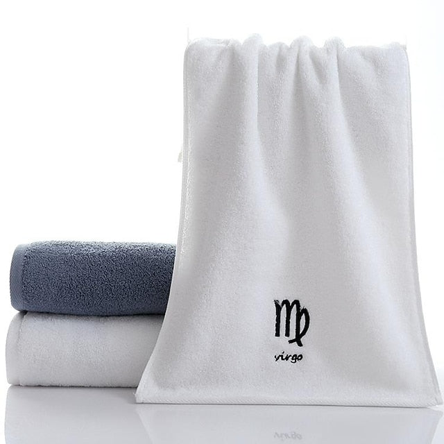 Constellation Towel 100% Cotton Towel Creative  Couple Gift Thickened Sports Face Towel Pure Cotton Towel