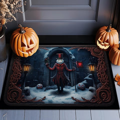 Doormat Jack Skeleton Pumpkin Kitchen Mat Floor Mat Non-Slip Area Rug Oil Proof Rug Indoor Outdoor Mat Bedroom Decor Bathroom Mat Entrance Rug