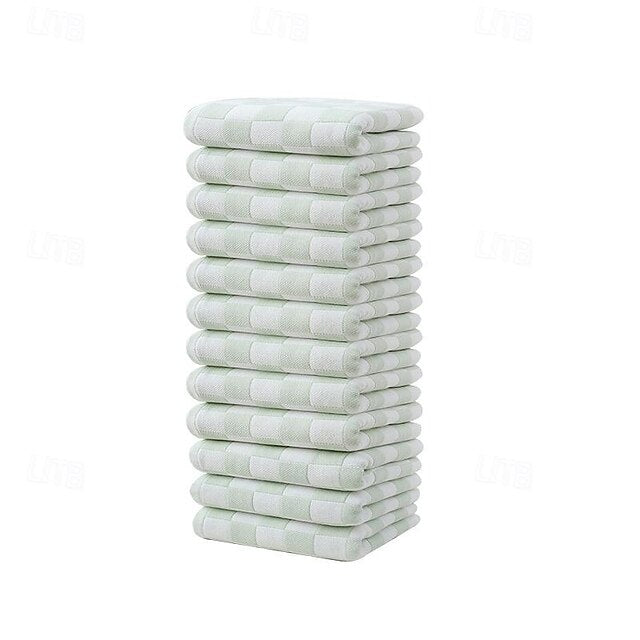 12 Pack Square Towel Cotton Gauze Household Summer Face Towel Washable Cloth