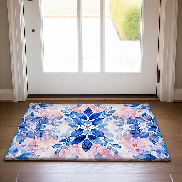 3D Flower Doormat Kitchen Mat Floor Mat Non-Slip Area Rug Oil Proof Rug Indoor Outdoor Mat Bedroom Decor Bathroom Mat Entrance Entryway Rug