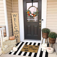 Striped Doormat Kitchen Mat Floor Mat Non-Slip Area Rug Oil Proof Rug Indoor Outdoor Mat Bedroom Decor Bathroom Mat Entrance Rug