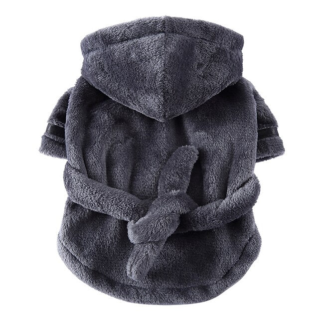 Pet Dog Bathrobe Soft Pet Bath Quick Drying Towel Clothes Pet Super Absorbent Hood Dog Bath Towel Pet Accessories for Cats Puppy Small Dogs