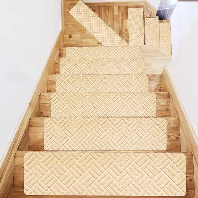 Leaf Carpet Stair Treads for Wooden Steps Stairs Carpet Tape Peel and Stick with Double Adhesive Tape