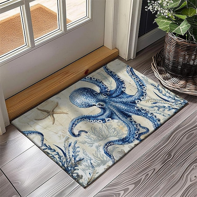 Sea Turtle Doormat Kitchen Mat Floor Mat Non-Slip Area Rug Oil Proof Rug Indoor Outdoor Mat Bedroom Decor Bathroom Mat Entrance Rug