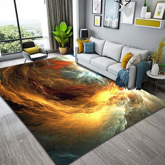 Galaxy Star Area Rug Rug for Livingroom Non Slip Floor Mat Bedside Livingroom Bedroom Indoor Outdoor