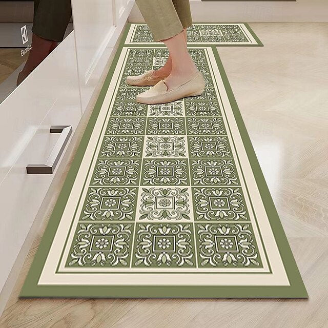 Geometric Area Rug Kitchen Mat Non-Slip Oil Proof Floor Mat Livingroom Rug Indoor Outdoor Mat Bedroom Decor Bathroom Mat Entrance Rug Door Mat