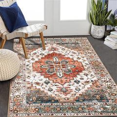 Mandala Bohemian Boho Area Rug Non Slip Floor Mat Bedside Livingroom Bedroom Indoor Outdoor