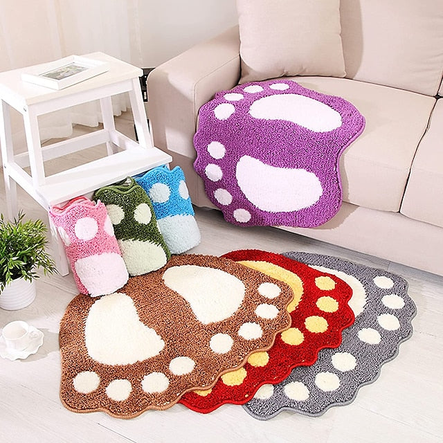 Bath Mat Non-slip Bathroom Rugs Mats Water Absorbent Non-Slip Mat Used in Bathroom, Shower, Room, Etc.Soft Flocking Bath Mat Machine Washable Bath Mat Bathroom Mat