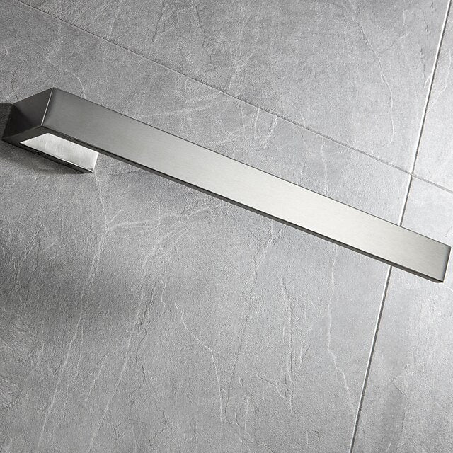 Matte Black Towel Rail 304 Stainless Steel Towel Bar, Mirror Polished, Brushed Wall Mounted Bathroom & Kitchen