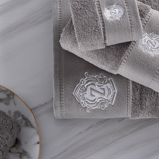 Three Piece Cotton Towel Set, Company Gift, Bath Towel, Hotel Use