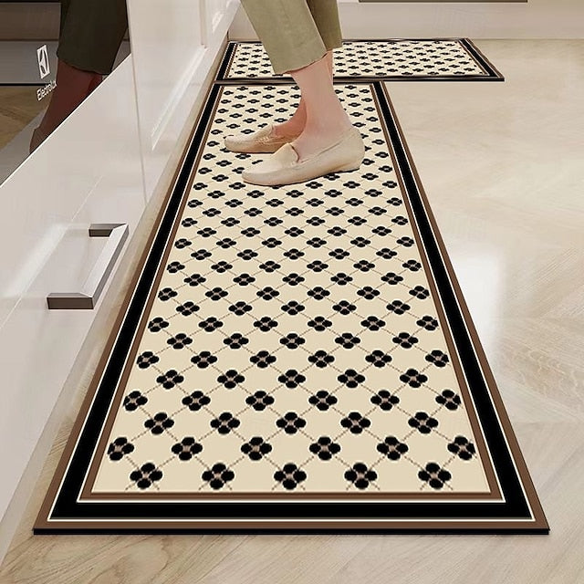 Geometric Area Rug Kitchen Mat Non-Slip Oil Proof Floor Mat Livingroom Rug Indoor Outdoor Mat Bedroom Decor Bathroom Mat Entrance Rug Door Mat