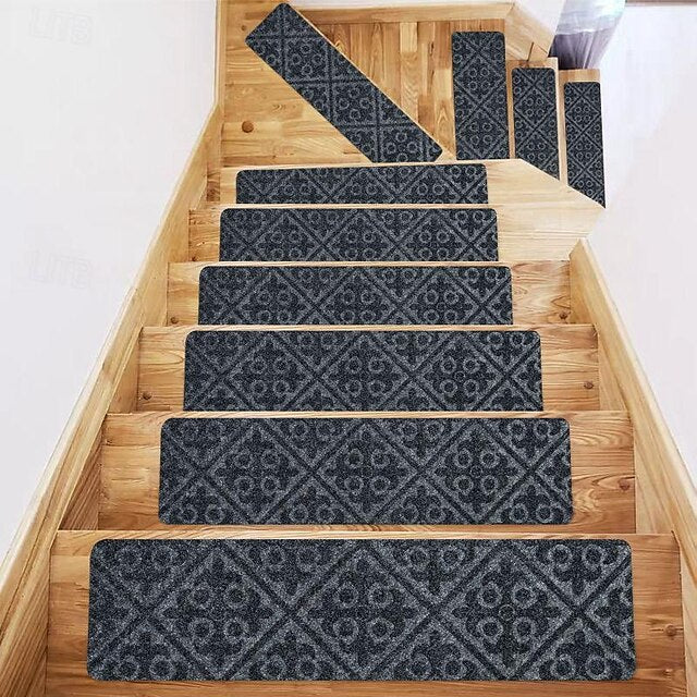 Leaf Carpet Stair Treads for Wooden Steps Stairs Carpet Tape Peel and Stick with Double Adhesive Tape