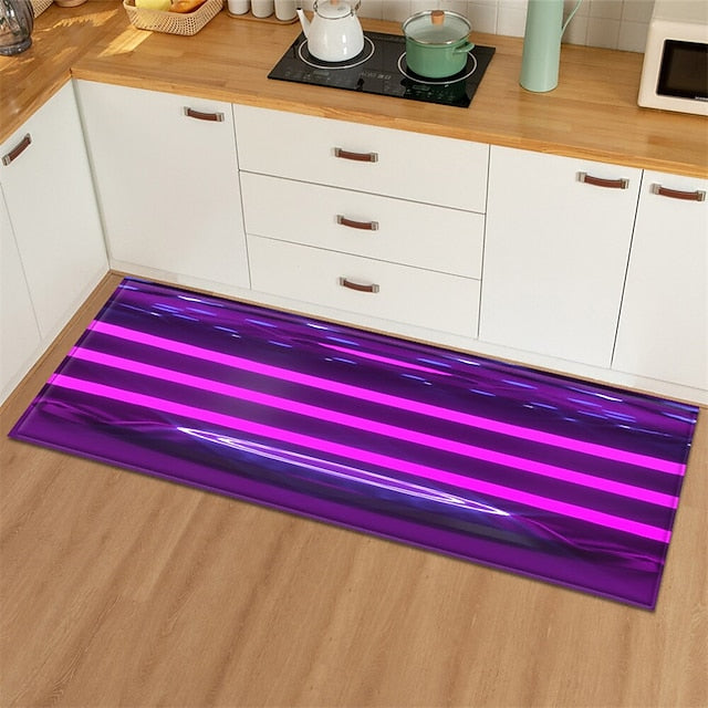 3D Vortex Pattern Area Rug Kitchen Mat Non-Slip Oil Proof Floor Mat Livingroom Rug Indoor Outdoor Mat Bedroom Decor Bathroom Mat Entrance Rug Door Mat